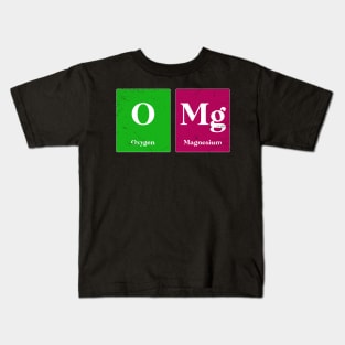 Omg Oxygen Magnesium Periodic Table Science Funny Kids T-Shirt